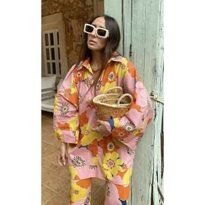 Zara Bold Floral Print Tunic Top Blogger Fav